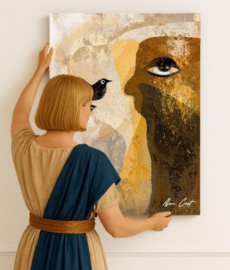 Alan Crist Abstract Art - Digital art for inner calm and focus