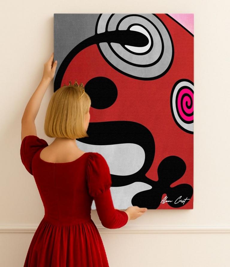 Alan Crist Abstract Art - Healing wall art for hotels and lounges