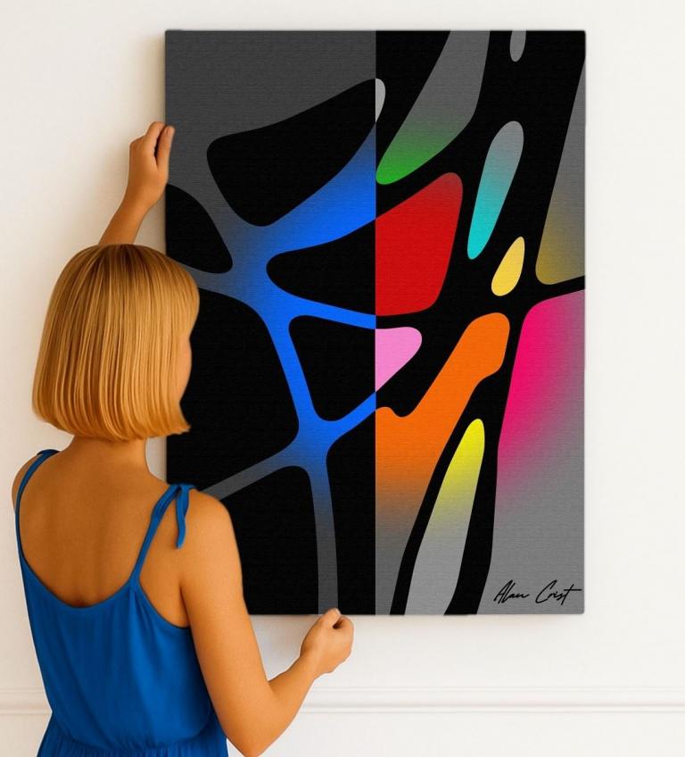 Alan Crist Ultra-high-resolution abstract art prints for universities and schools