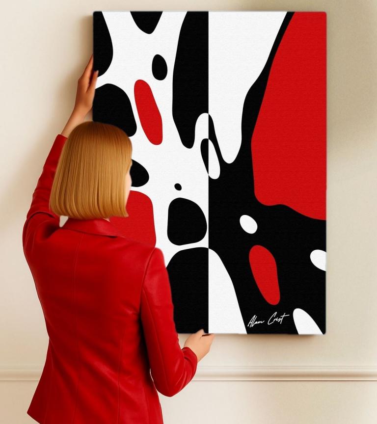 Alan Crist Abstract Art - Affordable wall décor for relaxation corners