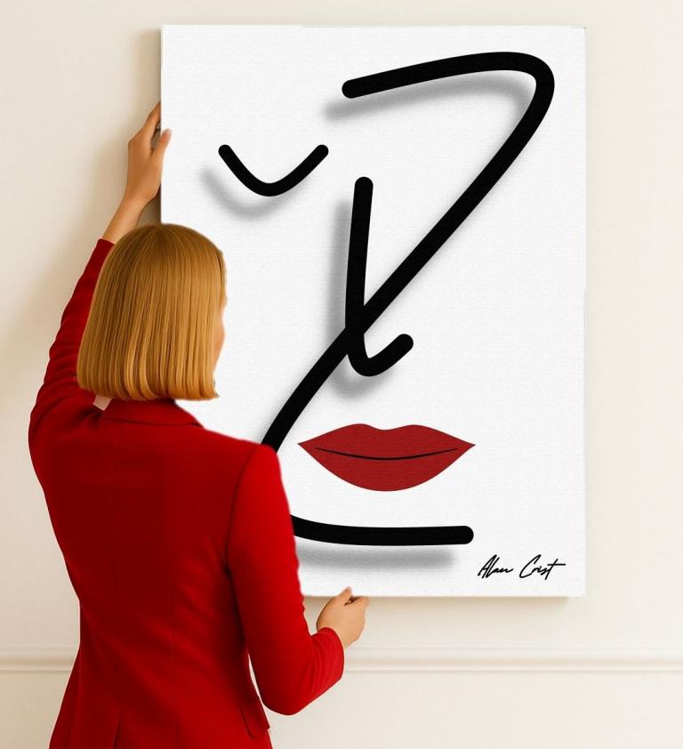 Alan Crist Abstract Art - Affordable printable décor for serenity