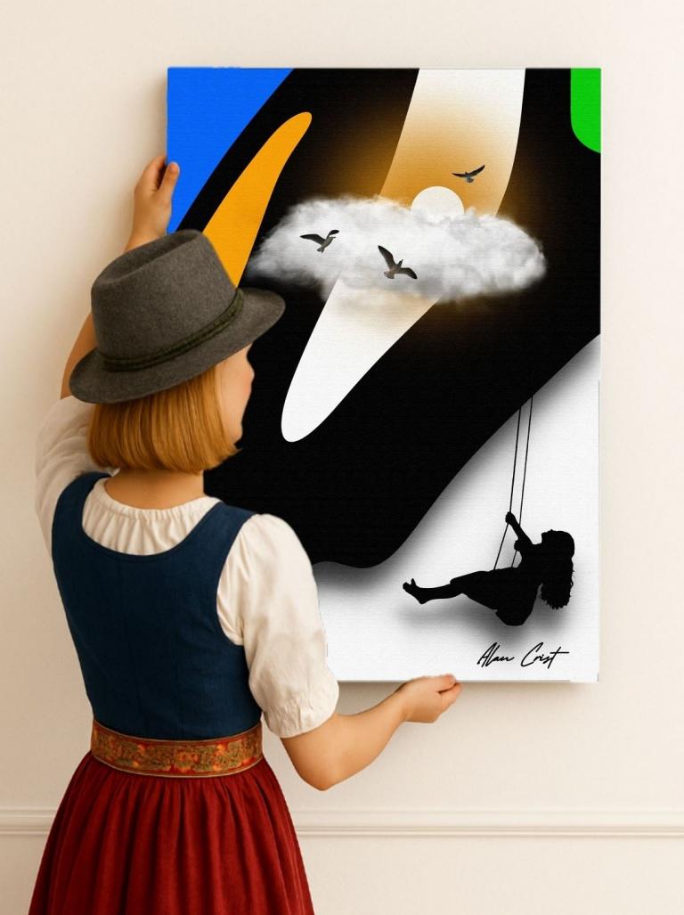 Alan Crist Abstract Art - Art that transforms stress into calm