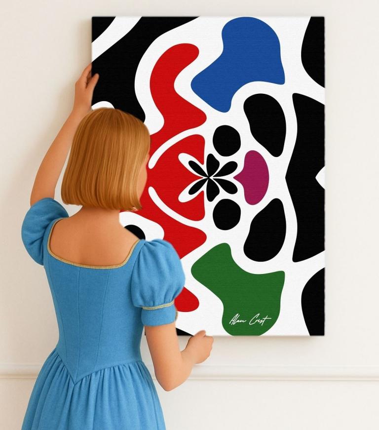 Alan Crist Abstract Art - Affordable art that inspires positivity