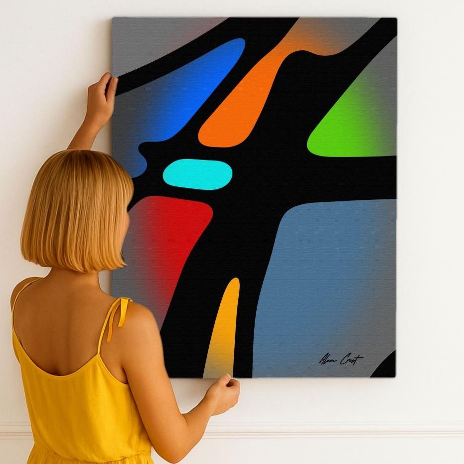Alan Crist High-resolution digital abstract artwork for hospitals and clinics