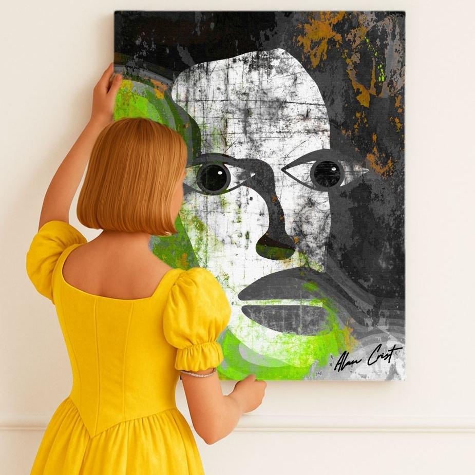 Alan Crist Surreal abstract painting printable for luxury office spaces