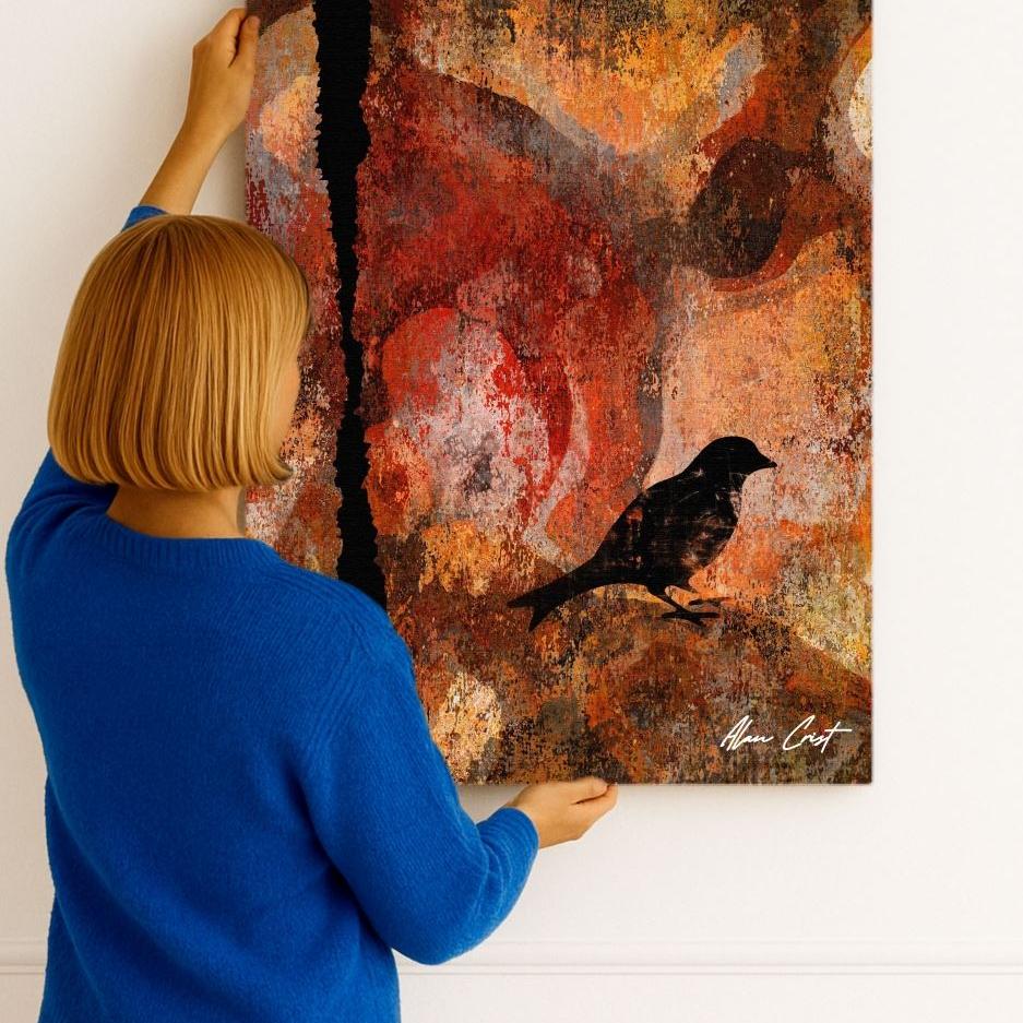 Expressionist digital art by Alan Crist for exhibitions and galleries