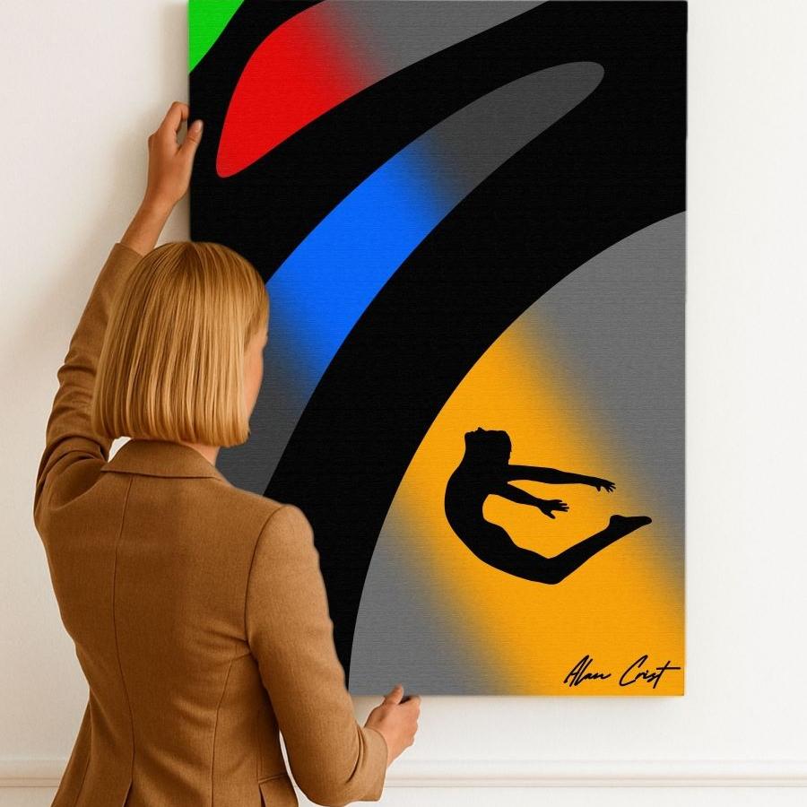 Alan Crist Printable modern abstract art for wellness and spa centers